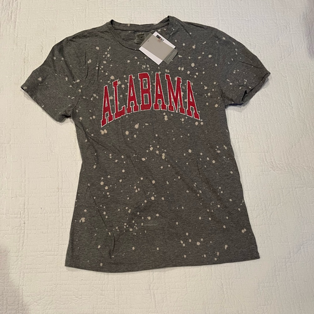 Gameday Couture Alabama speckled grey tee-shirt SIZE small RUNS BIG!!